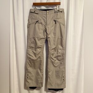 Vintage K2 Snowboarding Beige Pants Insulated Lined Ski Snow Y2K Women’s Size L